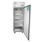 Atosa MBF8004GR one-door refrigerator, door open
