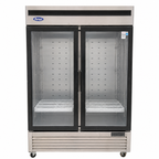 Atosa MCF8707GR 2-Door Glass Reach-In Refrigerator - Scratch & Dent