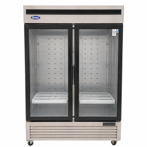 Atosa MCF8707GR 2-Door Glass Reach-In Refrigerator - Scratch & Dent