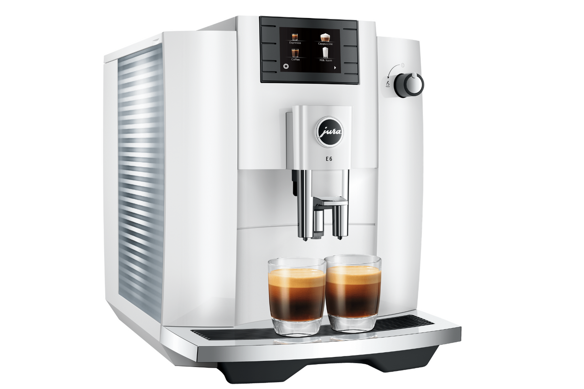 JURA E6 Piano White — product view 2