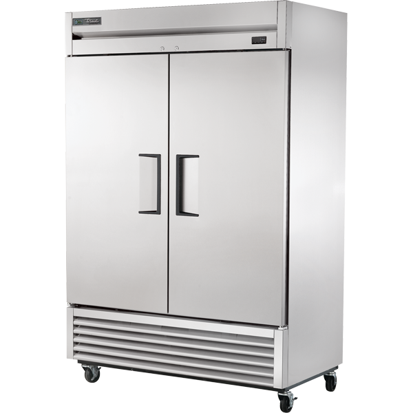 True T-72-HC Three Section Solid Door Reach-In Refrigerator